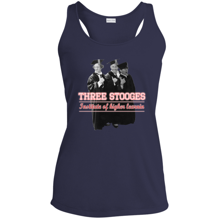 Three Stooges Graduates Ladies' Performance Racerback Tank Top