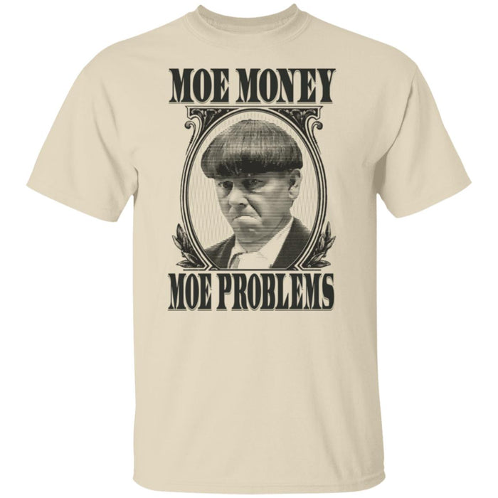 Three Stooges Moe Money Moe Problems T-Shirt