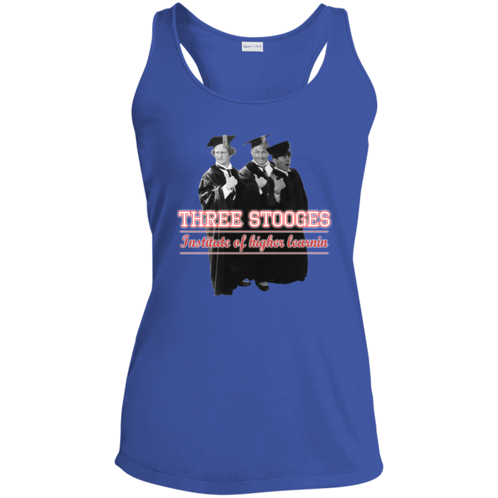 Three Stooges Graduates Ladies' Performance Racerback Tank Top