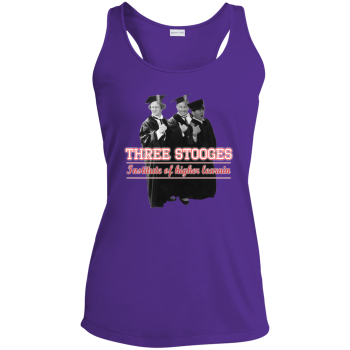 Three Stooges Graduates Ladies' Performance Racerback Tank Top