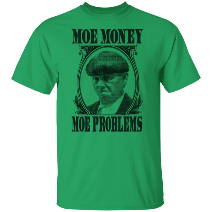 Three Stooges Moe Money Moe Problems T-Shirt