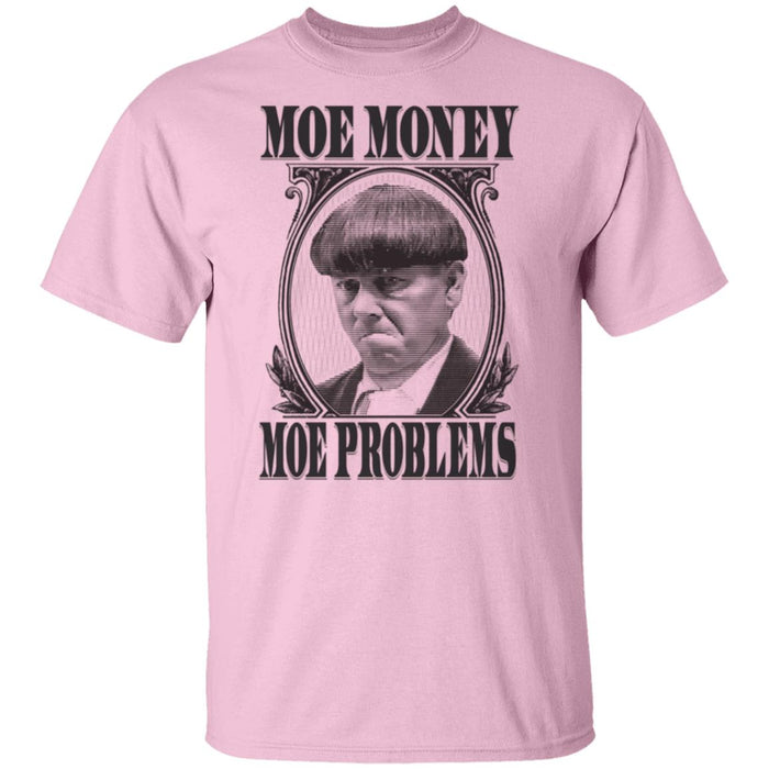 Three Stooges Moe Money Moe Problems T-Shirt