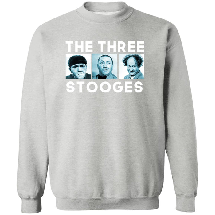 Three Stooges Squares Crewneck Pullover Sweatshirt