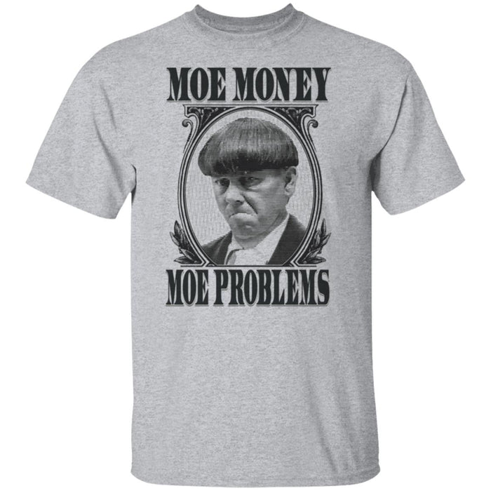 Three Stooges Moe Money Moe Problems T-Shirt