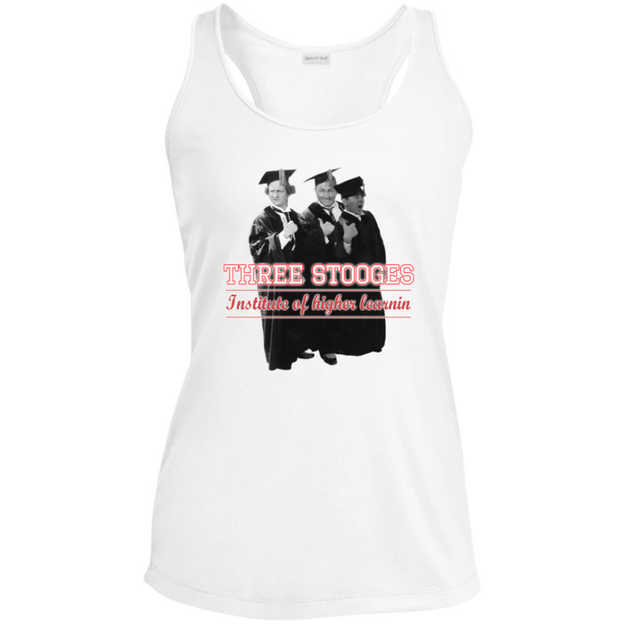 Three Stooges Graduates Ladies' Performance Racerback Tank Top