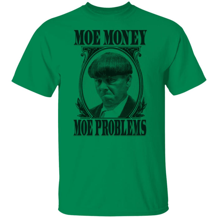 Three Stooges Moe Money Moe Problems T-Shirt