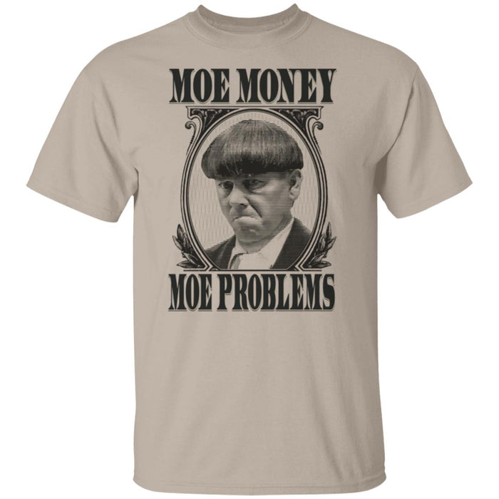 Three Stooges Moe Money Moe Problems T-Shirt