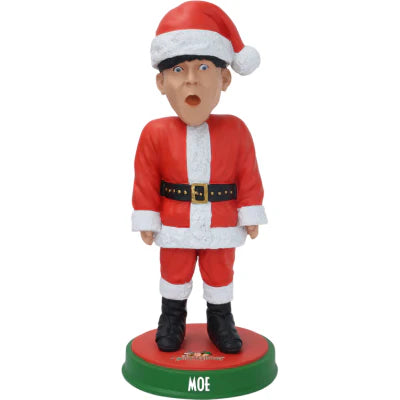 Three Stooges SANTA SUIT Bobbleheads - Set Of 4 - Moe, Larry, Curly, Shemp Dressed As Santa! - PRE SALE!