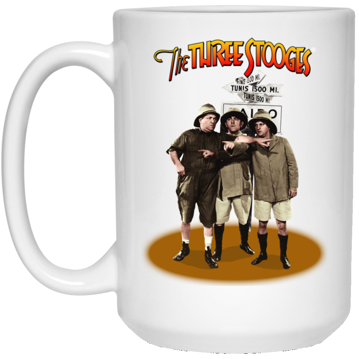 Three Stooges Large 15 .Oz Safari Mug — The Three Stooges Official ...