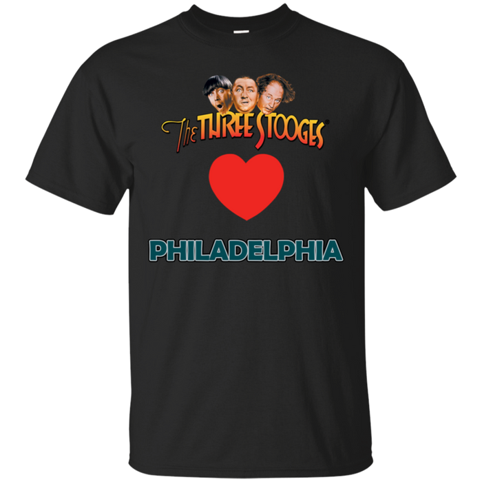 Three Stooges Love Philadelphia Heart T-Shirt